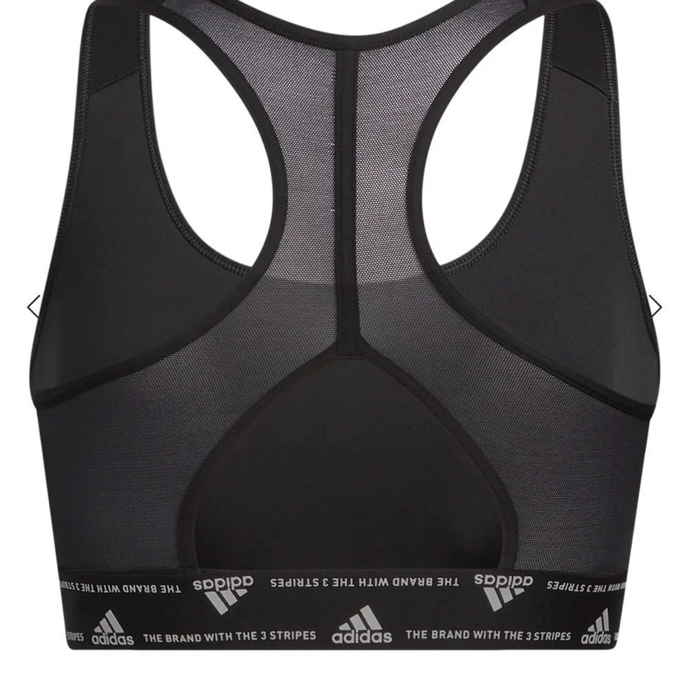 Adidas Women's Black Racerback Sport Bra Sz S